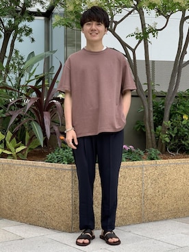 ADAM ET ROPE' HOMME STAFFさん（メンズ・172cm）の夏コーディネート