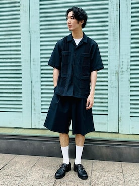 ADAM ET ROPE' HOMME STAFFさん（メンズ・183cm）の夏コーディネート