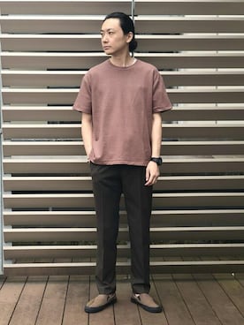 ADAM ET ROPE' HOMME STAFFさん(メンズ・178cm)の夏コーディネート