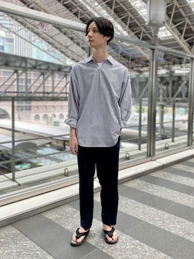 ADAM ET ROPE' HOMME STAFFさん（メンズ・178cm）の夏コーディネート