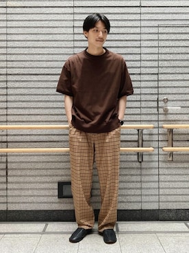 ADAM ET ROPE' HOMME STAFFさん（メンズ・172cm）の夏コーディネート