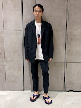 ADAM ET ROPE' HOMME STAFFさん(メンズ・166cm)の夏コーディネート