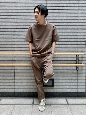 ADAM ET ROPE' HOMME STAFFさん(メンズ・170cm)の夏コーディネート