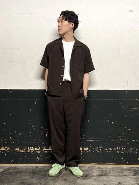 ADAM ET ROPE' HOMME STAFFさん（メンズ・178cm）の夏コーディネート