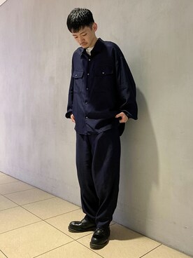 ADAM ET ROPE' HOMME STAFFさん(メンズ・174cm)の夏コーディネート