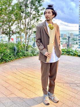 ADAM ET ROPE' HOMME STAFFさん（メンズ・167cm）の秋コーディネート