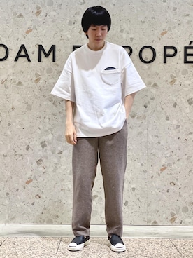 ADAM ET ROPE' HOMME STAFFさん(メンズ・168cm)の秋コーディネート