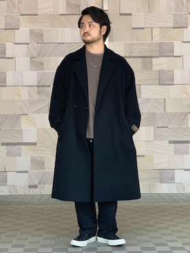 「スタッフセンバツ」｜「アイテム（ジャケット/アウター）」を使った、ADAM ET ROPE' HOMME STAFFさん（メンズ・168cm）の秋コーディネート