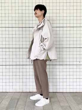 「GERRY（ジェリー）のアイテム（ジャケット/アウター）」を使った、ADAM ET ROPE' HOMME STAFFさん（メンズ・175cm）の秋コーディネート