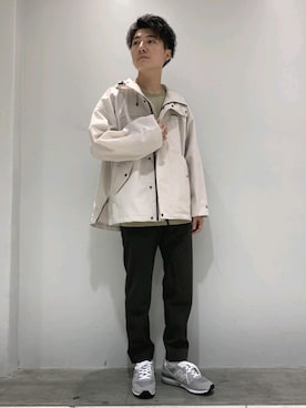 「GERRY（ジェリー）のアイテム（ジャケット/アウター）」を使った、ADAM ET ROPE' HOMME STAFFさん（メンズ・172cm）の秋コーディネート