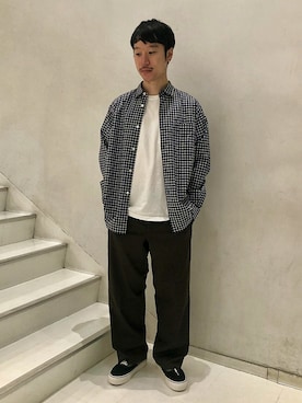 ADAM ET ROPE' HOMME STAFFさん(メンズ・169cm)の秋コーディネート