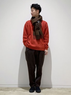「Adam et Rope'」｜ADAM ET ROPE' HOMME STAFFさん（メンズ・176cm）の冬コーディネート