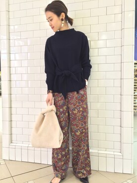 Yuri Katouさん（レディース・162cm）の冬コーディネート