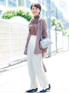 「GROVE SEOUL（グローブソウル）のアイテム」を使った、Yuri Katouさん（レディース・162cm）の秋コーディネート