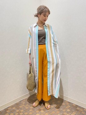 Yuri Katouさん（レディース・162cm）の春コーディネート