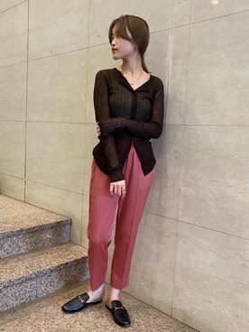 Yuri Katouさん（レディース・162cm）の夏コーディネート