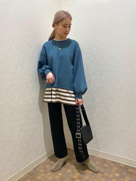 Yuri Katouさん（レディース・162cm）の秋コーディネート