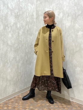 Yuri Katouさん（レディース・162cm）の秋コーディネート