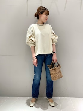 「Rougevif」｜「アイテム（バレエシューズ）」を使った、ひかりさん（レディース・162cm）の春コーディネート