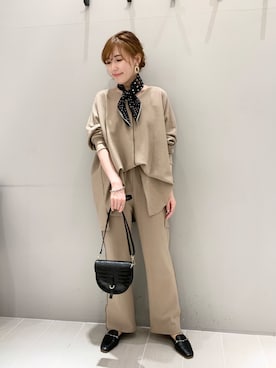 「Rougevif」｜「アイテム（モカシン/デッキシューズ）」を使った、ひかりさん（レディース・162cm）の春コーディネート