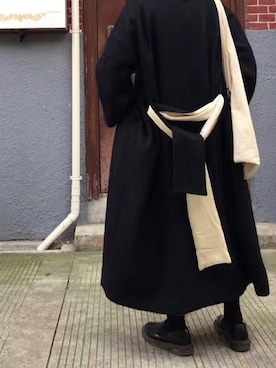 「アイテム（ピーコート）」を使った、jarvinjarvinさん（レディース・160cm・20代）の冬コーディネート