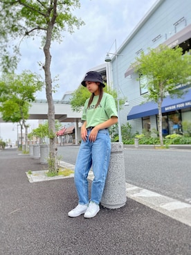 「AVIREX DEPOT」｜ひさん（レディース・152cm）の春コーディネート