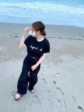 「CONVERSE TOKYO（コンバーストウキョウ）のアイテム（アクセサリー）」を使った、K.Aさん（レディース・150cm）の夏コーディネート