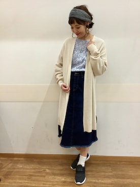 「ターバン」｜★その子。さん（レディース・166cm）の冬コーディネート