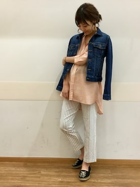 「エスパドリーユ」｜★その子。さん（レディース・166cm）の春コーディネート