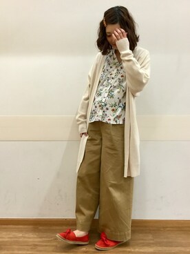 「ゆるゆる」｜「アイテム（その他シューズ）」を使った、★その子。さん（レディース・166cm）の春コーディネート