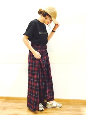 「GLOBAL WORK（グローバルワーク）のアイテム（シャツワンピース）」を使った、★その子。さん（レディース・166cm）の夏コーディネート