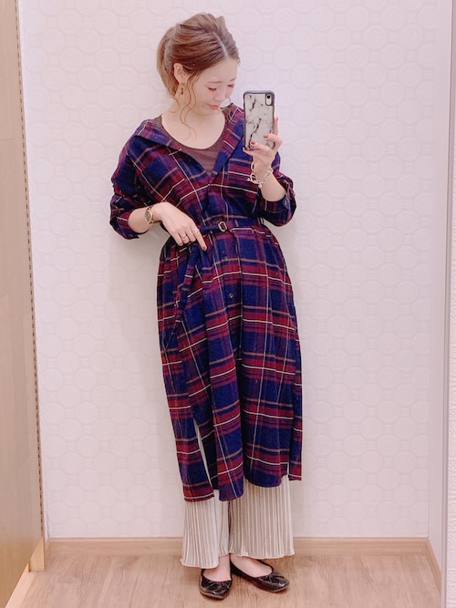 Global Work ゆめタウン出雲その子 さんのシャツワンピースを使ったコーディネート Zozotown