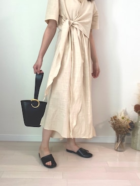 「アイテム（ワンピース/ドレス）」を使った、yoshinagi14さん（レディース・153cm・10代）の夏コーディネート