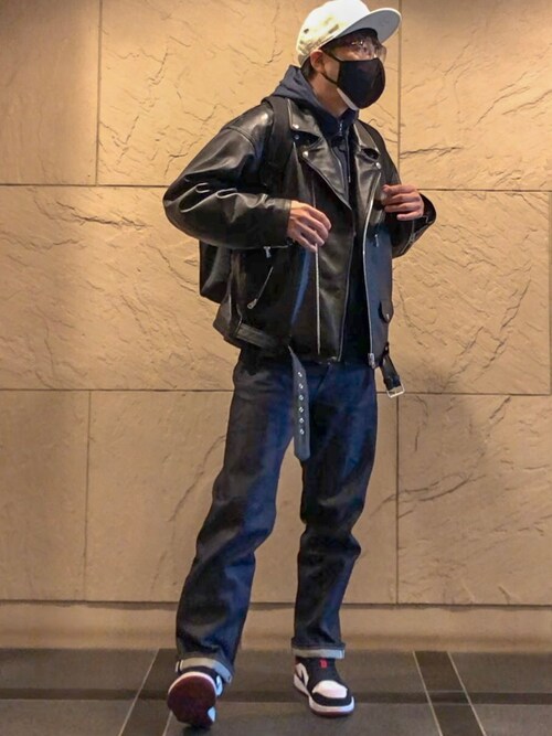 Jackrose ジャックローズ のライダースジャケットを使った人気ファッションコーディネート Sciaky