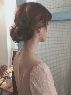 「アイテム（ドレス、ピンク系）」を使った、aonomaiさん（レディース・155cm）の夏コーディネート