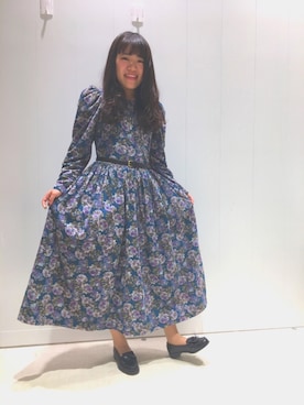 「SEVENDAYS=SUNDAY（セブンデイズサンデイ）のアイテム（ベルト）」を使った、AKIさん（レディース・153cm）の冬コーディネート