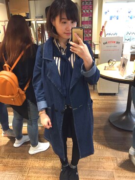 「復古 休閒」｜Fifi Tobeさん（レディース・156cm）の春コーディネート