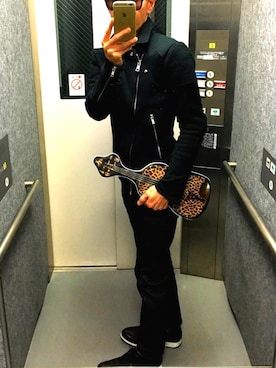 「AKM（エイケイエム）のアイテム（ジャケット/アウター）」を使った、Elevator Boyさん（メンズ・175cm）の春コーディネート