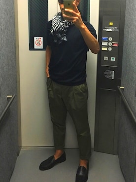 「Import & Select（インポートアンドセレクト）のアイテム（シューズ）」を使った、Elevator Boyさん（メンズ・175cm）の秋コーディネート