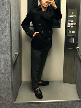 「Import & Select（インポートアンドセレクト）のアイテム（シューズ）」を使った、Elevator Boyさん（メンズ・175cm）の冬コーディネート