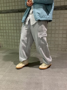 「PRO CLUB （プロクラブ）のアイテム（スウェットパンツ）」を使った、おるかさん（メンズ・171cm）の冬コーディネート