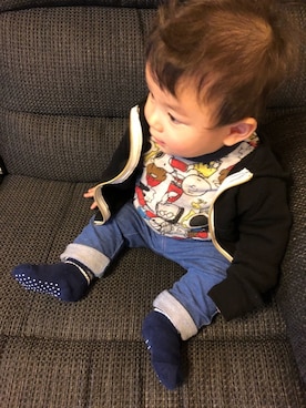 w-kさん(キッズ・70cm)の秋コーディネート