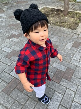 w-kさん（キッズ・80cm）の秋コーディネート