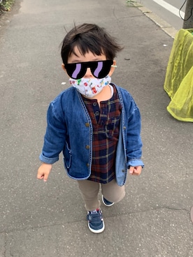 w-kさん（キッズ・90cm）の秋コーディネート