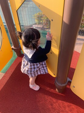 「babyGAP（babyGAP）のアイテム（トップス）」を使った、w-kさん（キッズ・90cm）の春コーディネート