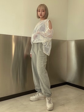 「Alley by w closet（アリーバイダブルクローゼット）のアイテム」を使った、moaさん（レディース・153cm）の春コーディネート