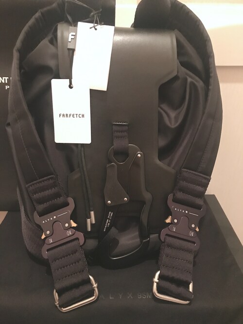 1017 ALYX 9SM CLAW TANK BACKPACK/バックパック 1017 ALYX 9SM Tank Backpack AAUBA0047LE01 BLK0001 | FLEXDOG