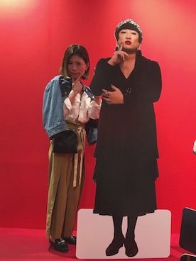 「DRIES VAN NOTEN（ドリスヴァンノッテン）のアイテム（デニムジャケット）」を使った、minさん（レディース・158cm）の春コーディネート