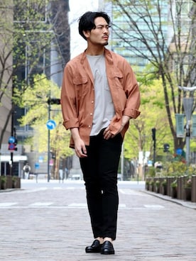 「salvatore piccolo」｜MORIYAさん（メンズ・173cm）の春コーディネート
