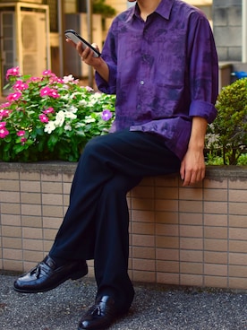 「#古着」｜スズハヤさん（メンズ・170cm）の秋コーディネート